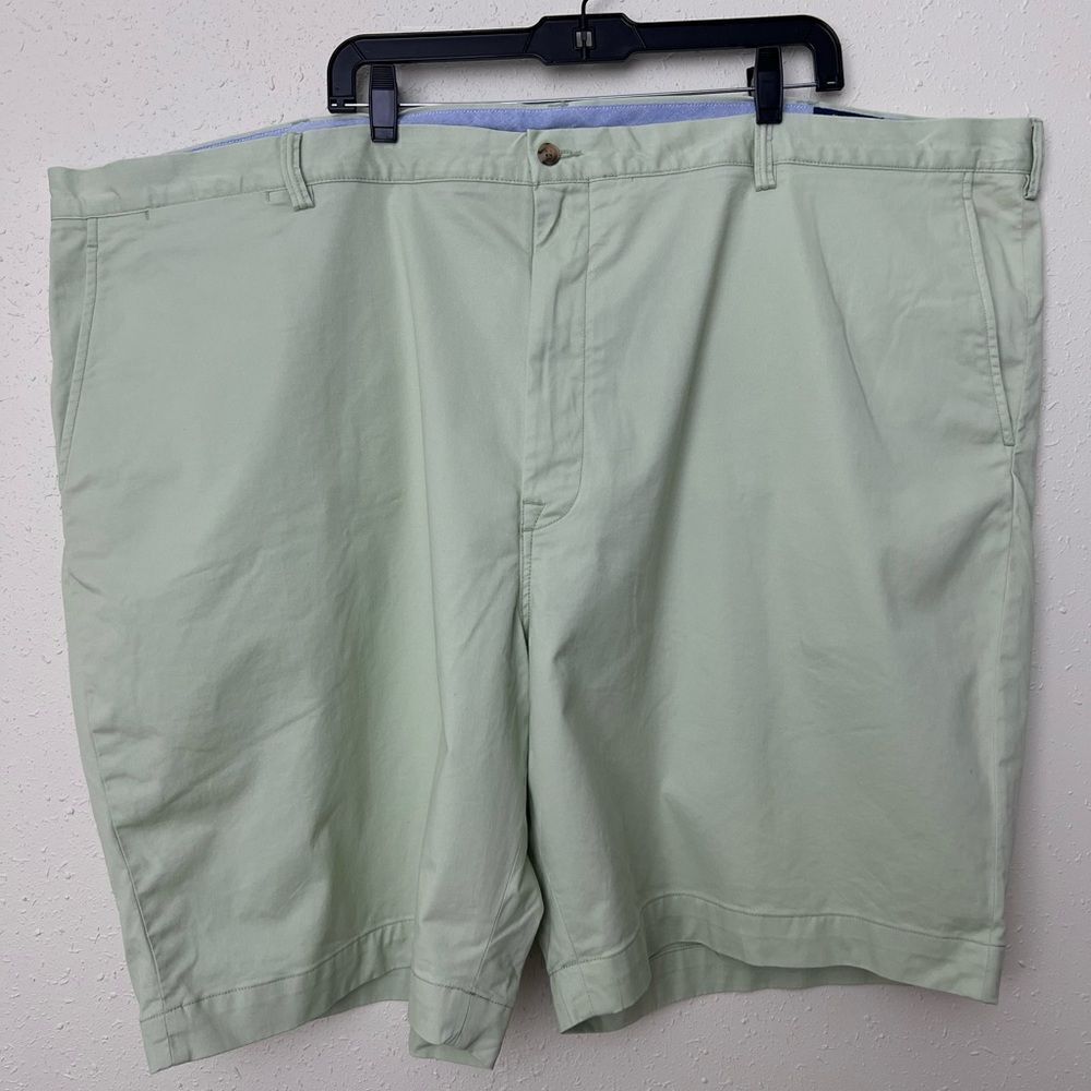 Polo Ralph Lauren Stretch Classic Fit Chino Shorts 9” Light Green Blue Pony 52
